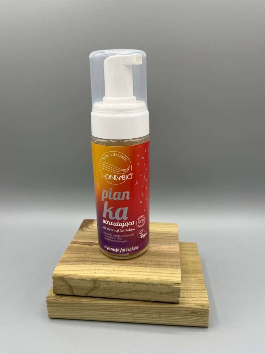 Espuma de fijación y volumen para rizos y ondas