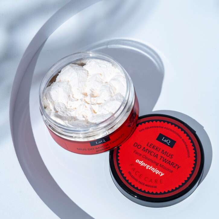 Mousse limpiador facial relajante Praliné