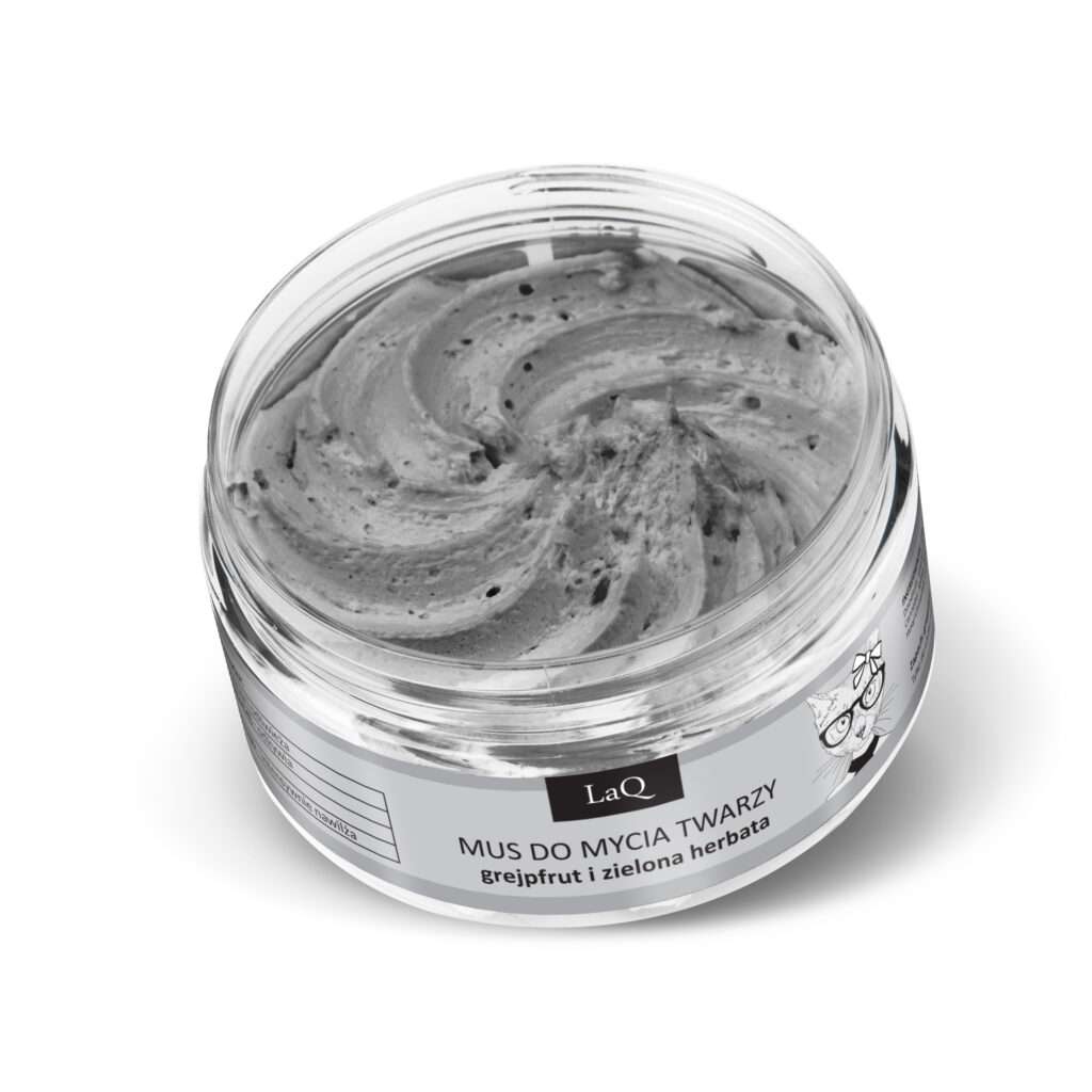 Mousse limpiador facial de pomelo y té verde