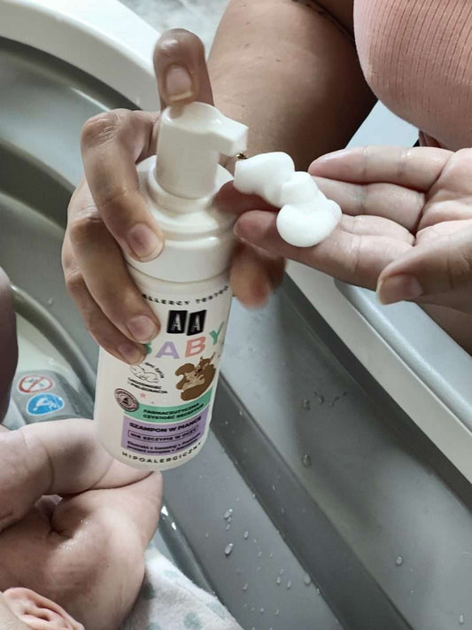 Champú en espuma para bebé