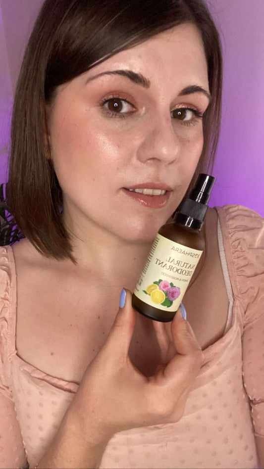 Spray desodorante 100% natural