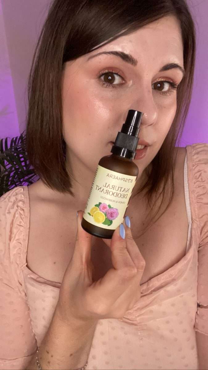 Spray desodorante 100% natural
