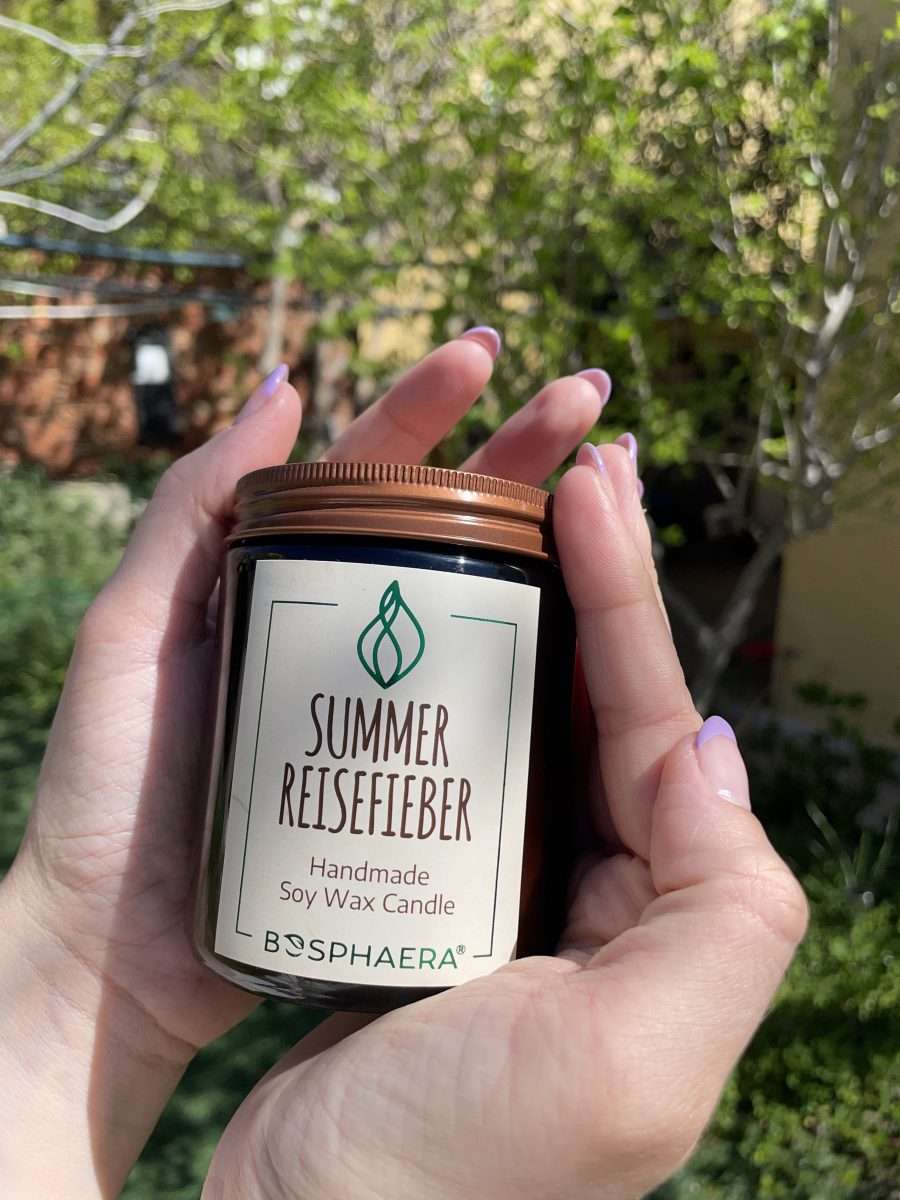 Vela de soja perfumada - Summer Reisefieber