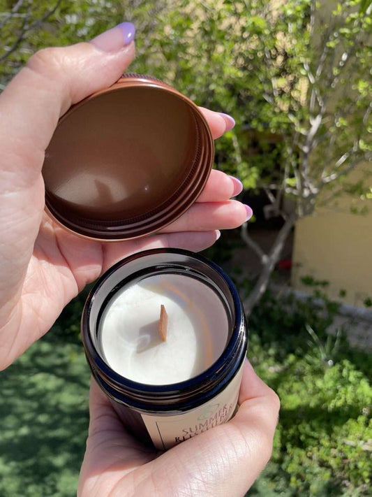 Vela de soja perfumada - Summer Reisefieber