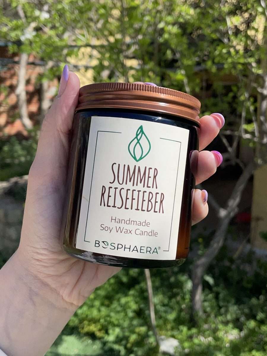 Vela de soja perfumada - Summer Reisefieber