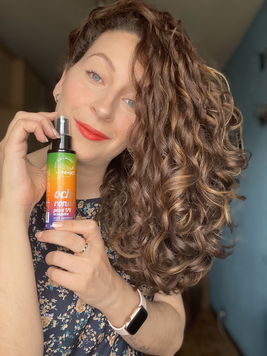 Bruma de protección UV para el cabello