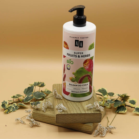 Loción corporal con chumbera y amaranto