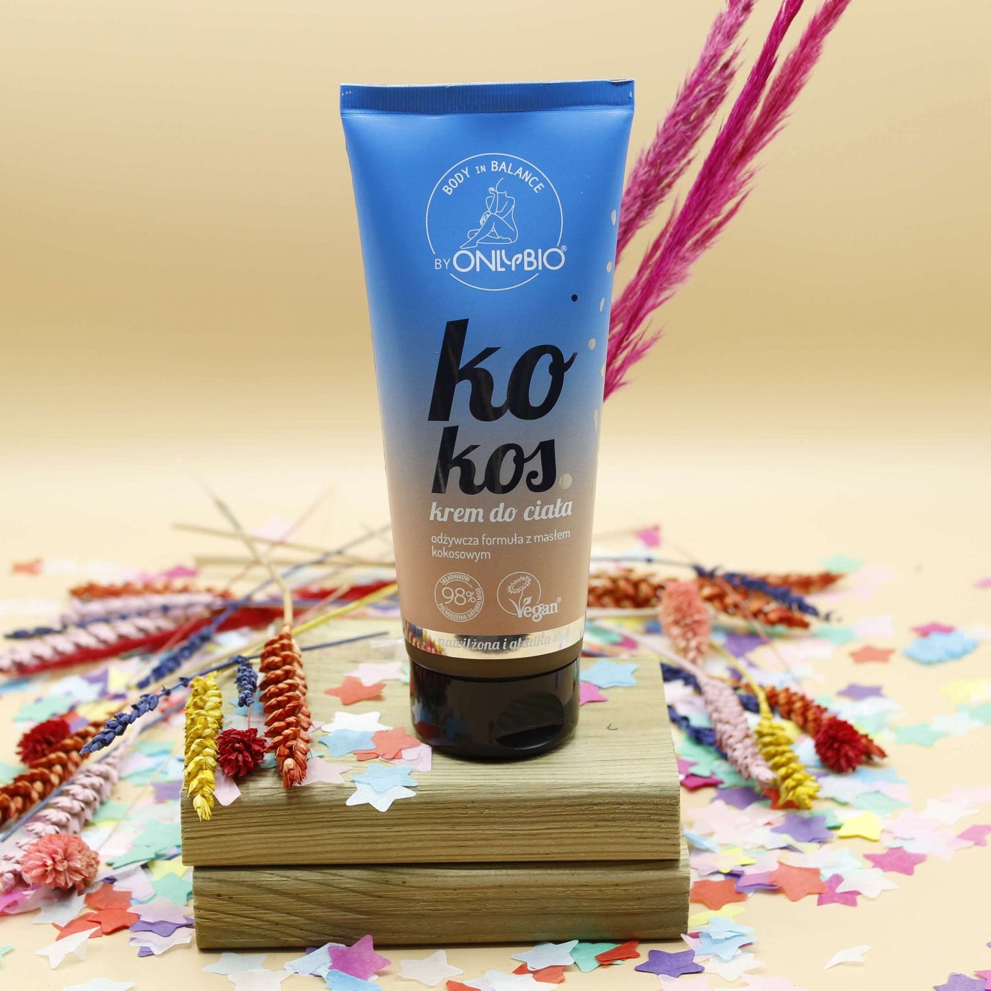 Crema corporal hidratante de coco