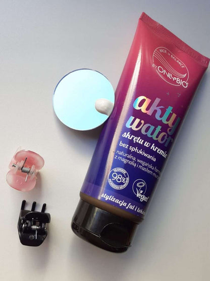 Crema activadora de rizos y ondas