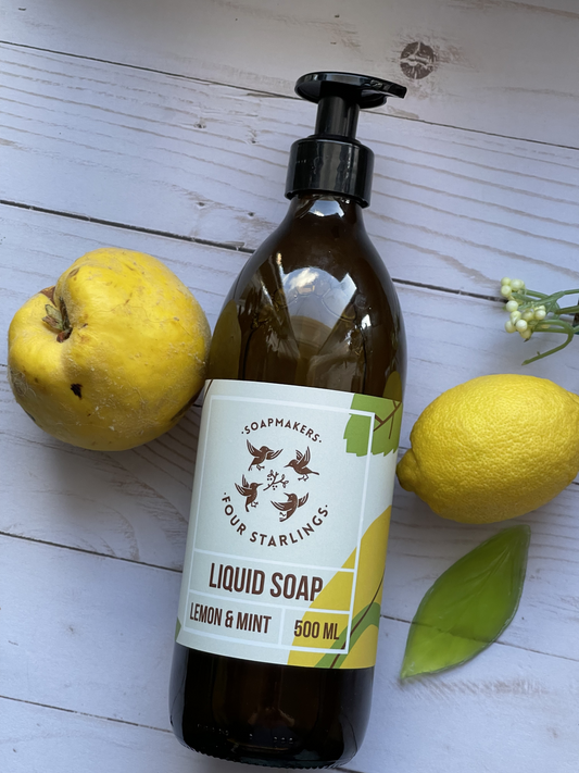 Jabón hecho sin agua - Limón y Menta