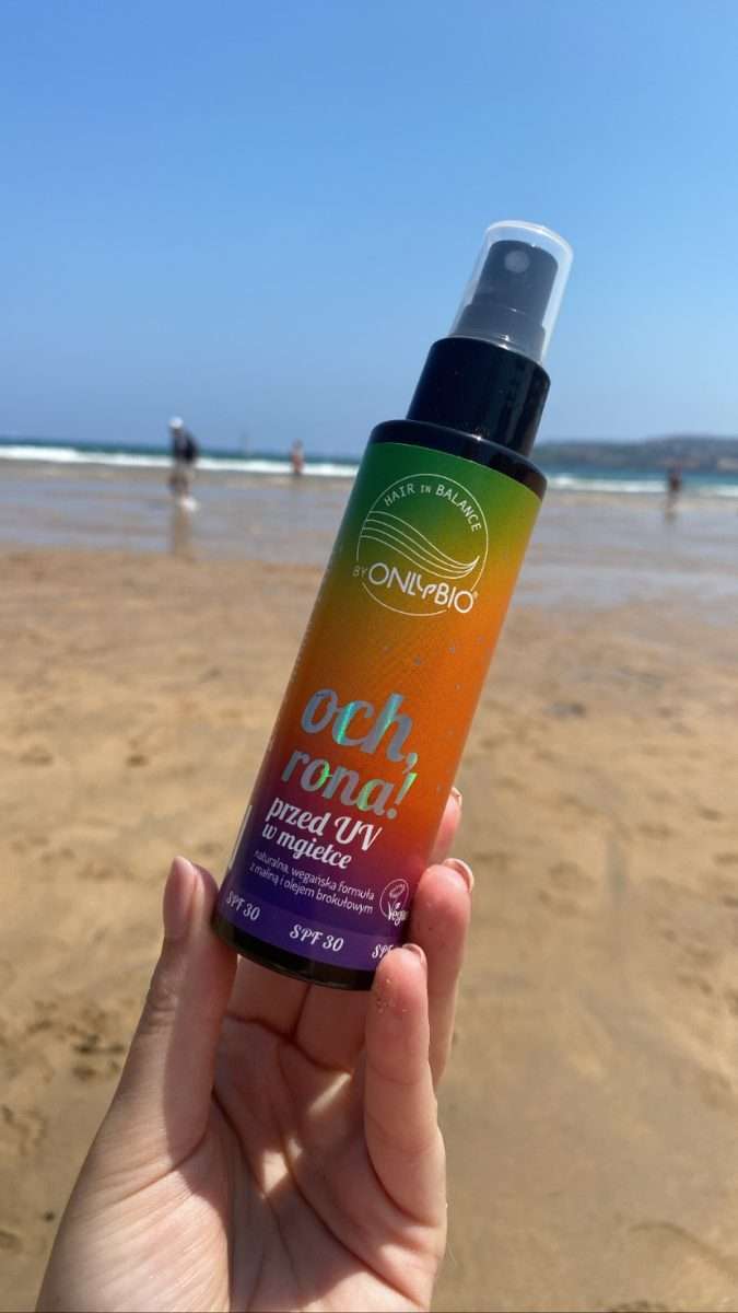 Bruma de protección UV para el cabello