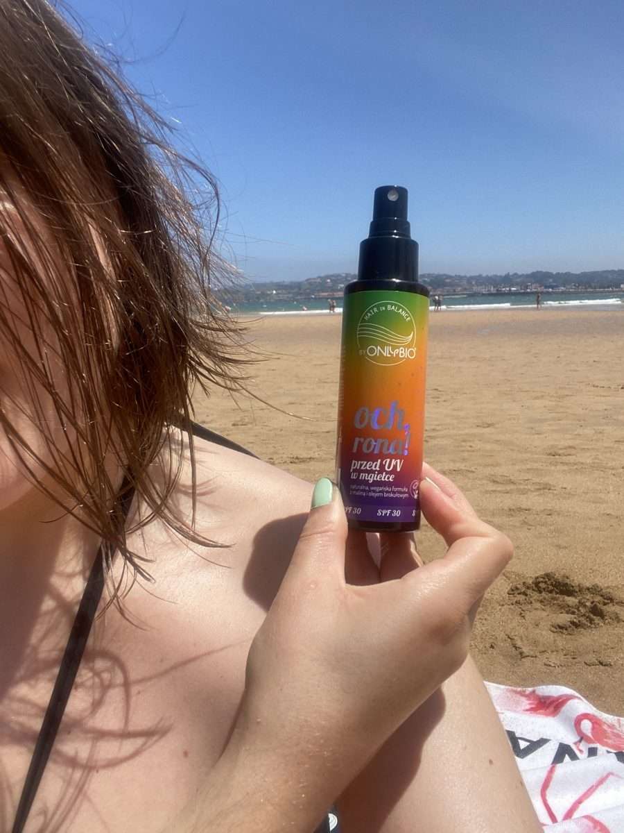 Bruma de protección UV para el cabello