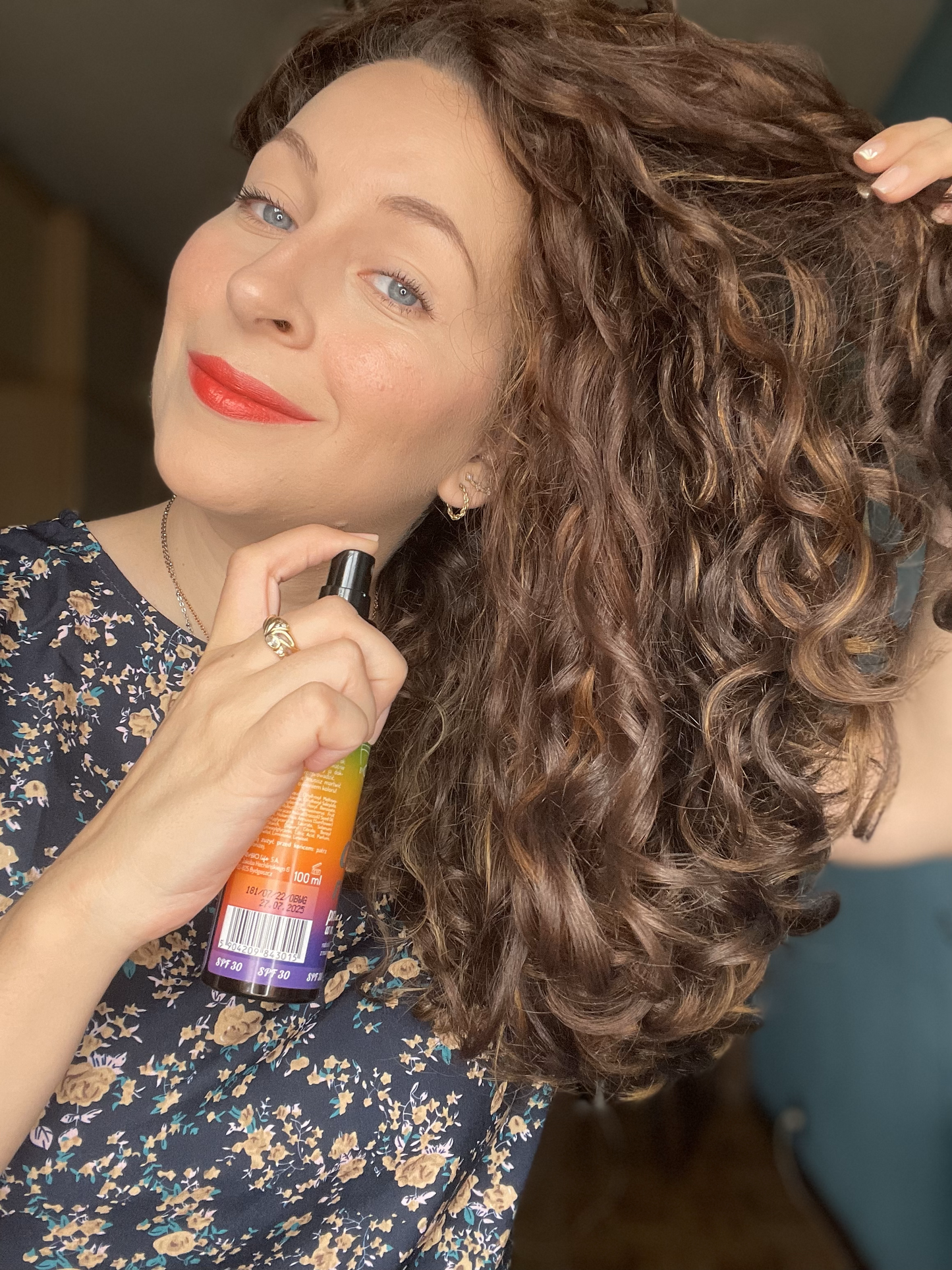 Bruma de protección UV para el cabello