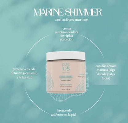 Crema Bronceadora Marine Shimmer